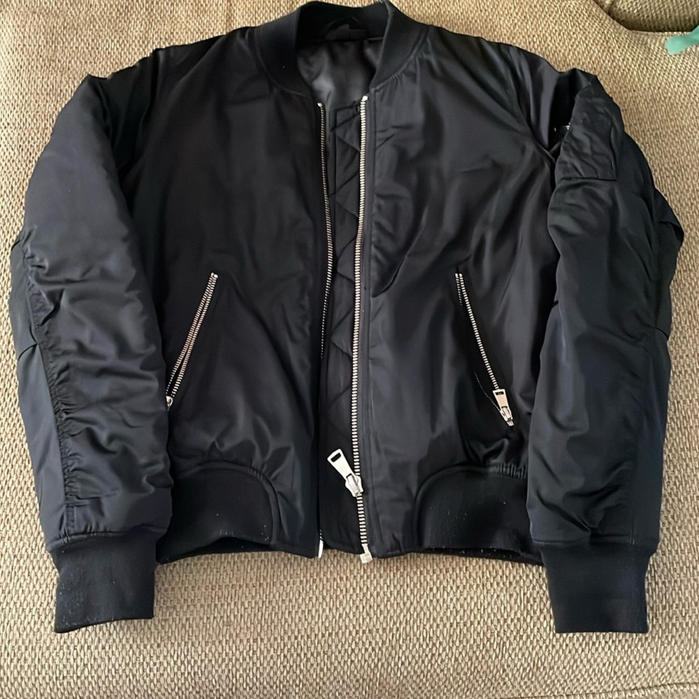 Black Bomber Jacket